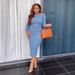 Women's Clothing Spring And Autumn Office Commuting Zipper Hip Dress Winter Long Sleeve Stitching_ecoleips.com