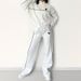 New Casual And Fashionable Street Style Sports Sweatshirt Women's Two-piece Set_ecoleips.com