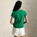 European And American 2026 Summer Women's Fashion New Casual Bear Print Round Neck T Shirt Short Sleeve Top_ecoleips.com