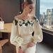 Women's Clothing Design Sense Mesh Splicing Shirt Spring New Heavy Embroidery Flower Shirt Unique And Beautiful Shirt_ecoleips.com