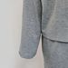 Women's Casual Two Piece Set Solid Color Crew Neck Drop Shoulder Long Sleeved Sweatshirt And Shorts Suitable for All Seasons_ecoleips.com
