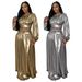 Voya Voya European And American Foreign Trade Women's Clothing New Round Neck Lantern Sleeve Sexy Waist-cinching 2-Piece Set_ecoleips.com