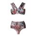 Women's Clothing European And American Style Vacation Beach Swimsuit Women's Retro Print Hot Spring Swimsuit_ecoleips.com