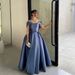 Elegant Satin Evening Gown Off-Shoulder A-Line Dress for Women Minimalist Graduation Prom Party Wear_ecoleips.com