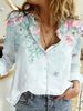 Verve 2025 Women's Cardigan 3D Floral Print Long Sleeve Shirt High-end Versatile Top_ecoleips.com