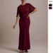 European And American Style Summer New Hot Girl Mid-Sleeve Hollow Out Waist-Cinching Pleated Bodycon Sexy Long Dress For_ecoleips.com