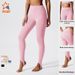 Women's High-Waisted Hollowed Out Yoga Suit Set Peach Shaped Hip Fitness Wear Tight Fitting Outdoor Running Sportswear_ecoleips.com