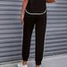 Women's Color Block Trim Casual Suit American Style Simple Loose Fit Short Sleeve Set Spring Summer Autumn New_ecoleips.com