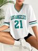 2025 NO.21 Los Angeles Print Men's Short Sleeve Casual Tee Simple Fashion Basic Tee Shirt Summer Women's Sport T-shirt Tops Tee_ecoleips.com
