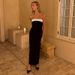 2026 Spring/Summer New Cross-Border European American Women's Fashion Elegant Black And White Patchwork Sexy Slim-Fit_ecoleips.com