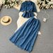 floral digital print two piece set american style embroidery light luxury casual shirt shorts ensemble for women_ecoleips.com