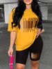 Women’s 2 Piece Outfit Set – Oversized Graphic T-Shirt And Biker Shorts Matching Set, Casual Summer Lounge Tracksuit For Daily Wear O-897_ecoleips.com