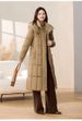 Women's Long Puffer Coat – Knee-Length Winter Jacket With Slim Fit, Quilted Detailing, Stand Collar(Red/Khaki/White/Black/Brown, M-XXL)_ecoleips.com