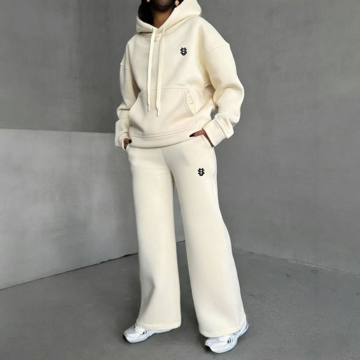 Women's Clothing Fashion Thin Contrast Color Leisure Sports Suit_ecoleips.com