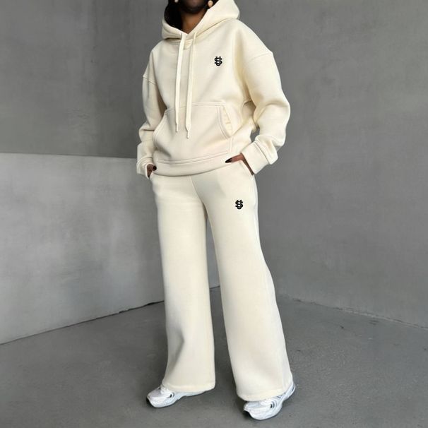 Women's Clothing Fashion Thin Contrast Color Leisure Sports Suit_ecoleips.com