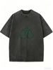 Women's Vintage Inspired T-Shirt, Oversized Short Sleeve Casual Top For Spring And Summer_ecoleips.com