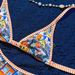 Women Tropical Town Fruit Print Two Piece Bikini Set Striped Trim Adjustable Thin String Triangle High Cut Cheeky Beach Swimsuit_ecoleips.com
