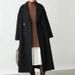 Women's Oversized V-Neck Alpaca Wool Coat - Korean Japanese Style Casual Long Sleeve Mid-Length Coat For Autumn Winter_ecoleips.com