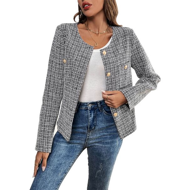 Women's Clothing Autumn And Winter New Small Fragrance Style Design Jacket_ecoleips.com