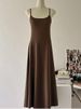 Summer New Plus Size Loose Strap Dress Over Knee Length Vest Dress Versatile Inner And Outer Wear Casual Elegant A-Line Skirt_ecoleips.com