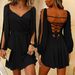 2026 European And American Cross-border Independent Site Elegant Sexy Casual Vacation Backless Lace-up Dress_ecoleips.com