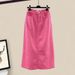 Women's Clothing Plus Size 3 Piece Set For Women Spring Slimming Design Casual Elegant Fashion Shirt Vest Denim Skirt_ecoleips.com