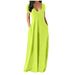 Women's Clothing Autumn Ladies Long Sleeved Long Skirt Knitted Casual Slim Swing Pleated Dress_ecoleips.com