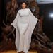 Women's Clothing Autumn New Temperament Trend Show Style Party Bat Version Comfortable Dress_ecoleips.com