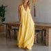 Women's Casual Sleeveless Long Dress Loose Fit Summer Maxi With Pockets For Beach Travel Daily Wear_ecoleips.com