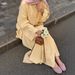 2025 Cross-Border Foreign Trade Women's Clothing Middle East Arab Dubai Muslim Solid Color Long Robe Loose Pants_ecoleips.com