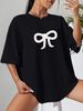 Women's Casual round Neck Short Sleeve T-Shirt Multi-Color Solid Loose Printed Top European American Style Fashionable Sports_ecoleips.com