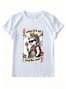 Women Vintage King Angel Playing Card Graphic T-Shirt What If It All Works Out Quote Crew Neck Short Sleeve Casual Streetwear Tee_ecoleips.com