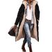 Solid Color Hooded Cotton Clothes, Long Sleeves, Double-sided Wear, Slim-fit Temperament Cardigan Jacket_ecoleips.com