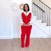 Women’s Clothing two piece shirt vest stitching sweater pants suit two piece suit_ecoleips.com