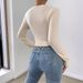 Women's Clothing Versatile Round Neck Cross Knit Women's Slim Fit Cross-Knit Sweater With Round Neck - Stylish & Versatile For Autumn & Winter_ecoleips.com