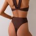 Women's Clothing Women's Bikini Swimsuit Sexy Fashion Metal Accessory Style Quick-Dry Polyester, Modest Coverage, Beach & Pool Ready_ecoleips.com