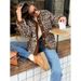 High-End Leopard Print Lambswool Jacket Autumn And Winter Niche Long-Sleeved Top Women_ecoleips.com