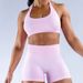 Women's Clothing High Elastic Ultra Fine Matte Nylon Halter Neck Seamless Sports Bra Backless Shockproof Yoga Bra_ecoleips.com