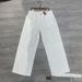 Women's Clothing Laser Diamond Denim Shorts Men's Washed Distressed Jeans Retro Loose Straight Pants Lazy Style_ecoleips.com