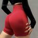 Seamless High-Waist Yoga Shorts – Peach Lift Fit, Ultra-Stretch & Breathable For Gym, Running & Dance (10 Colors: Black/Green/Grey/Purple/More)_ecoleips.com