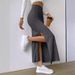 Women's Clothing High Waist Side Slit Slim Fit Knitted Skirt Female Fashion Long Skirt_ecoleips.com