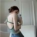 Built-in Chest Pad Stried Camisole Vest For Women Short Slim Fit Beautiful Back Summer Hot Girl Outerwear Sleeveless_ecoleips.com