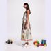 Women's Clothing Sexy Graffiti Cotton And Linen Print Positioning Sling Big Swing Dress_ecoleips.com