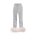 Elegant Slim Fit Women's Casual Straight Leg Pants European American Style Shimmering Mesh Fashion Trendy Clothing Sexy_ecoleips.com