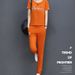 Women's Summer Korean Style Loose Fashion Two Piece Set Short Sleeve Long Pants Casual Running Outfit 2026 New_ecoleips.com