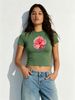 Casual Women’s Y2K Crop Top, Fashion Logo Print Tee, Trendy Street Style Top_ecoleips.com