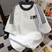 Men's Women's American Retro Three Stripe Short Sleeve Breathable Base Layer Shirt Summer Versatile Loose Casual Sports T-Shirt_ecoleips.com