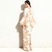 Floral Print Two Piece Set For Women Bell Sleeve Beaded Top With Slim Fit Long Skirt Irregular Layered Muslim Fashion Suit_ecoleips.com