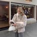 Fox Fur Jacket Women's Fashion Thickened Warm Furry Winter Women's Clothing_ecoleips.com