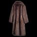 Fur Coat Elongated Women's Fox Fur Two-tone Coat Warm Winter Fur Coat_ecoleips.com